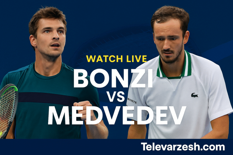 Benjamin Bonzi and Daniil Medvedev