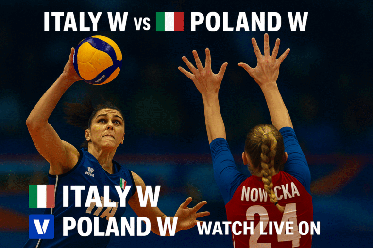 Italy W vs Poland W Volleyball: Watch Live on Televarzesh