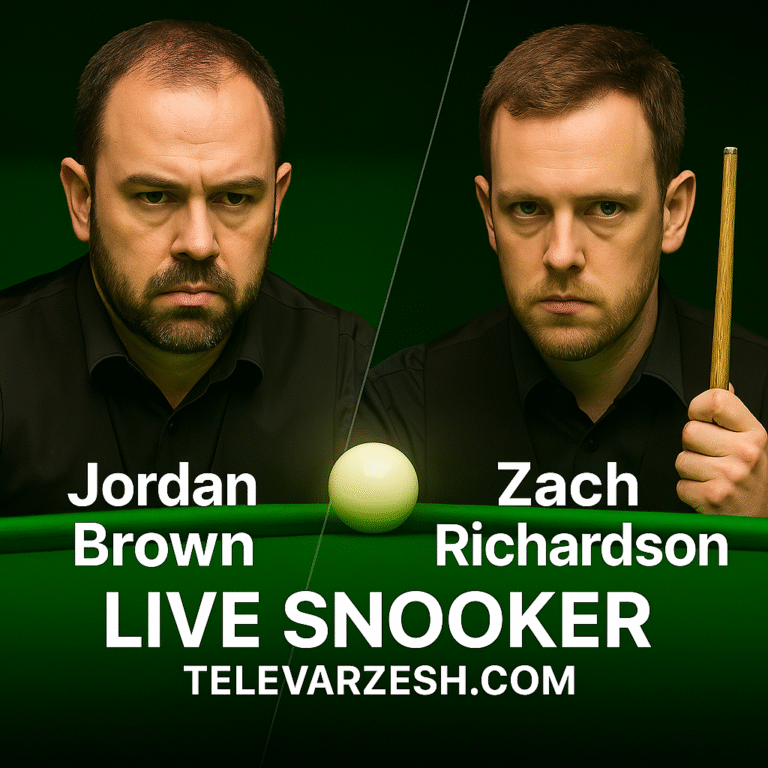 Jordan Brown vs Zach Richardson - Snooker Live Today