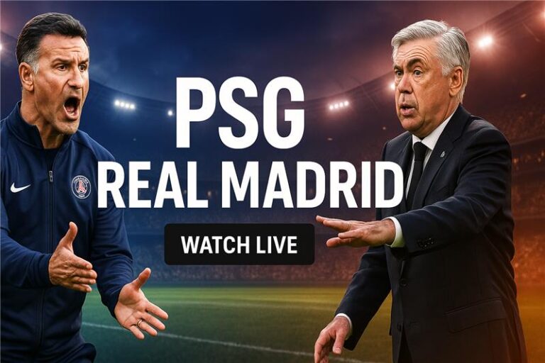 PSG vs Real Madrid Live — Ultimate Football Showdown