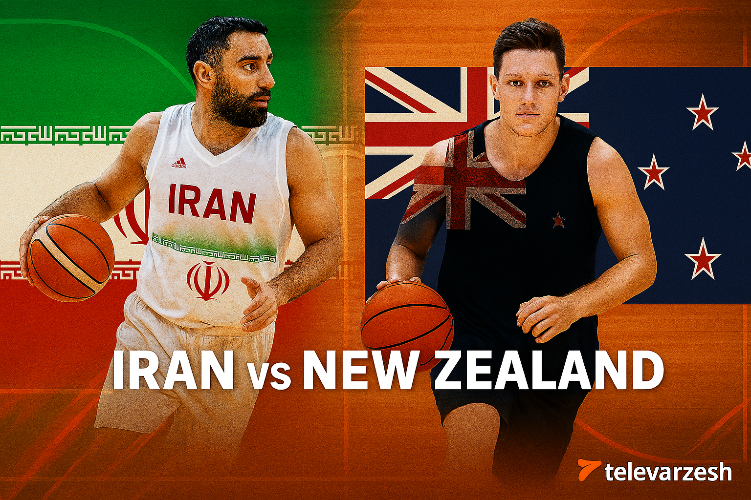 Basketball live stream today – Iran vs New Zealand