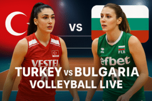 Turkey vs Bulgaria Volleyball Live | Televarzesh Stream