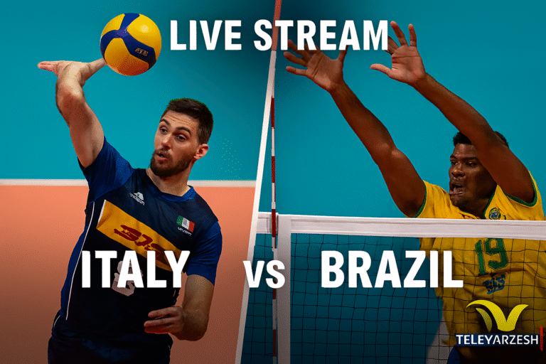Italy vs Brazil live stream | Volleyball Televarzesh