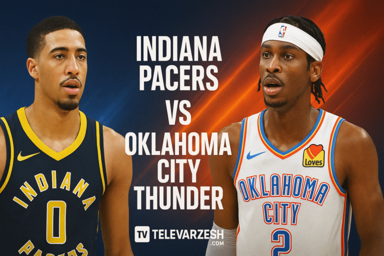 Indiana Pacers vs Thunder Live – Televarzesh