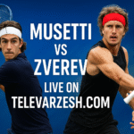 Musetti vs Zverev – Tennis Live Stream on Televarzesh