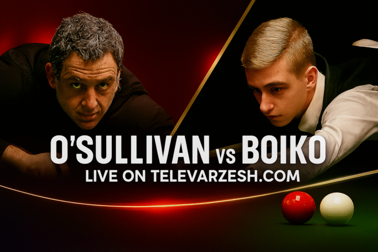 O’Sullivan vs Boiko – Snooker Live Stream Televarzesh