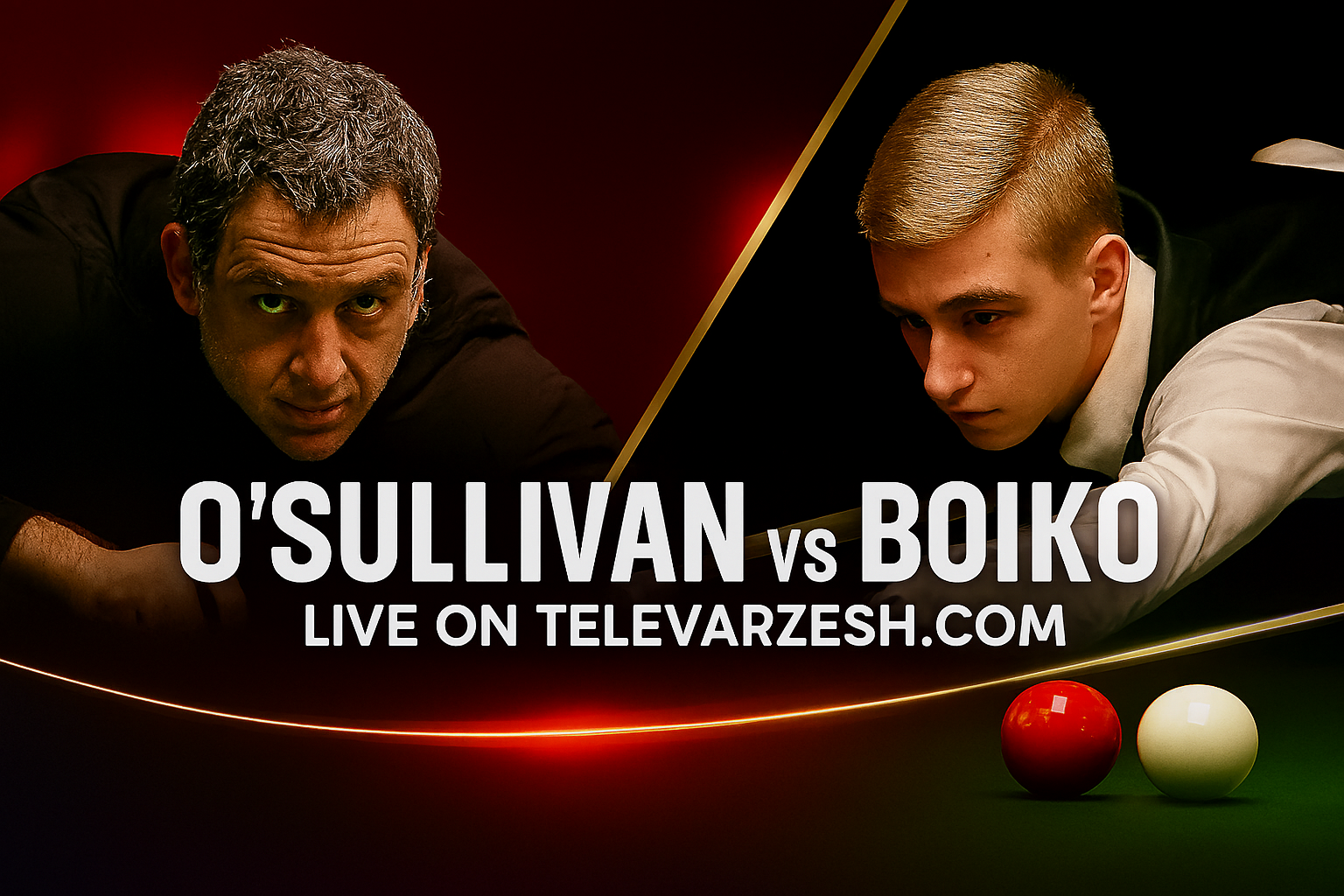 O’Sullivan vs Boiko – Snooker Live Stream Televarzesh