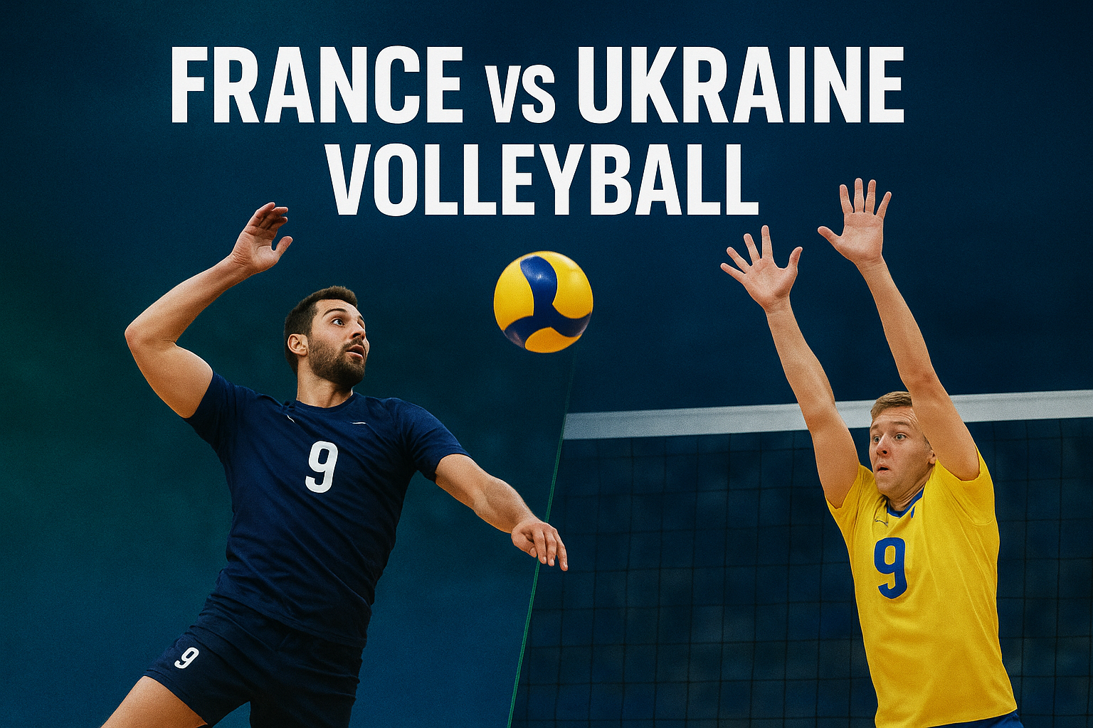 France vs Ukraine Volleyball – Live Stream & Match Preview