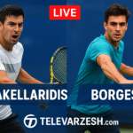 Sakellaridis vs Borges – Tennis Live Stream | Televarzesh