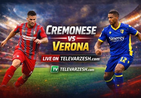 Cremonese vs Verona Live Stream | Football on Televarzesh