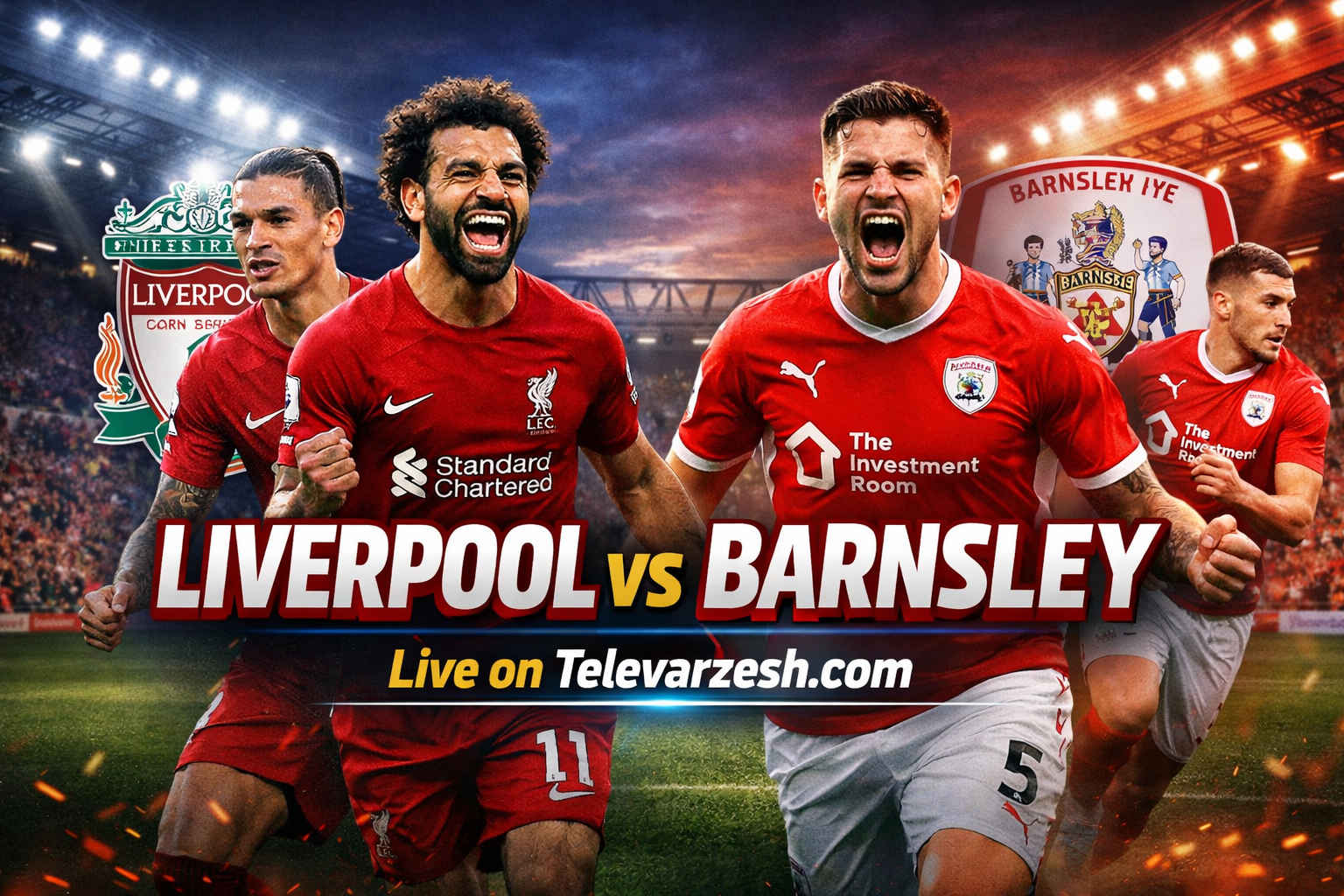 Liverpool vs Barnsley Live Stream | Watch Football on Televarzesh