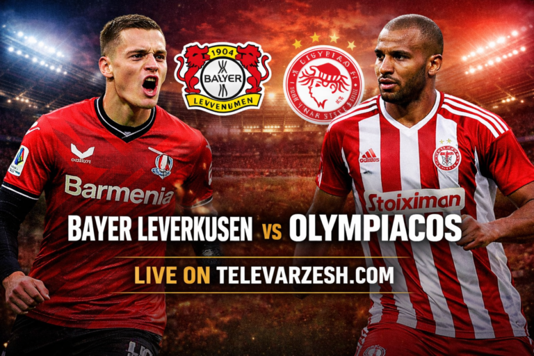 Bayer Leverkusen vs Olympiacos Live Stream – Watch on Televarzesh