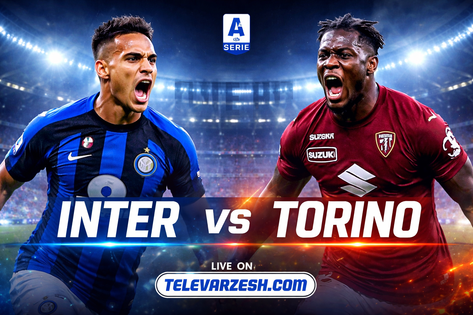Inter vs Torino | Football Live Stream Televarzesh