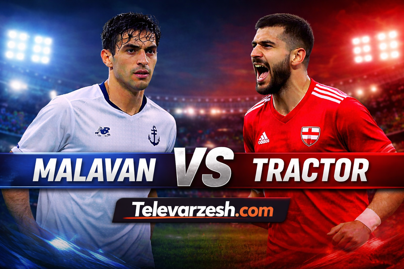 Malavan vs Tractor – Exciting Football Clash Live on Televarzesh