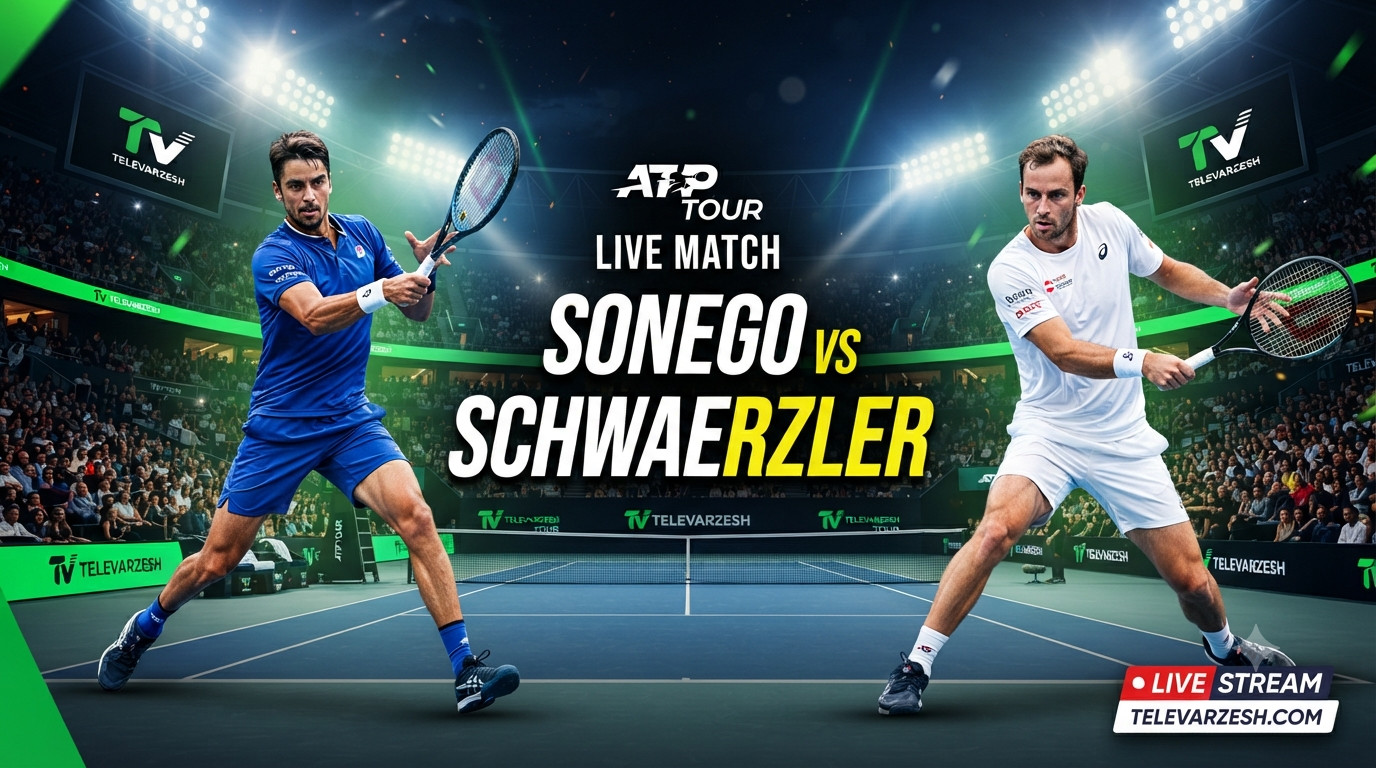 Sonego vs Schwaerzler Live Stream | Televarzesh Tennis