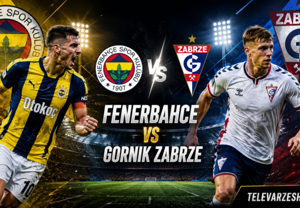 Watch Fenerbahce vs Gornik Zabrze live on Televarzesh with HD streaming, match updates, team news, and pre-match coverage.