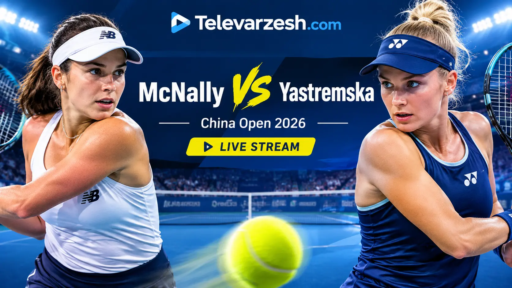 McNally vs Yastremska Live Stream
