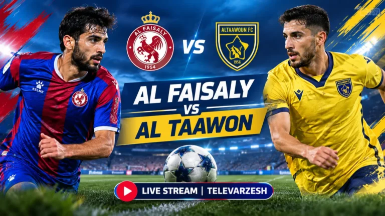 Al Faisaly Amman vs Al Taawon: Football Live Stream