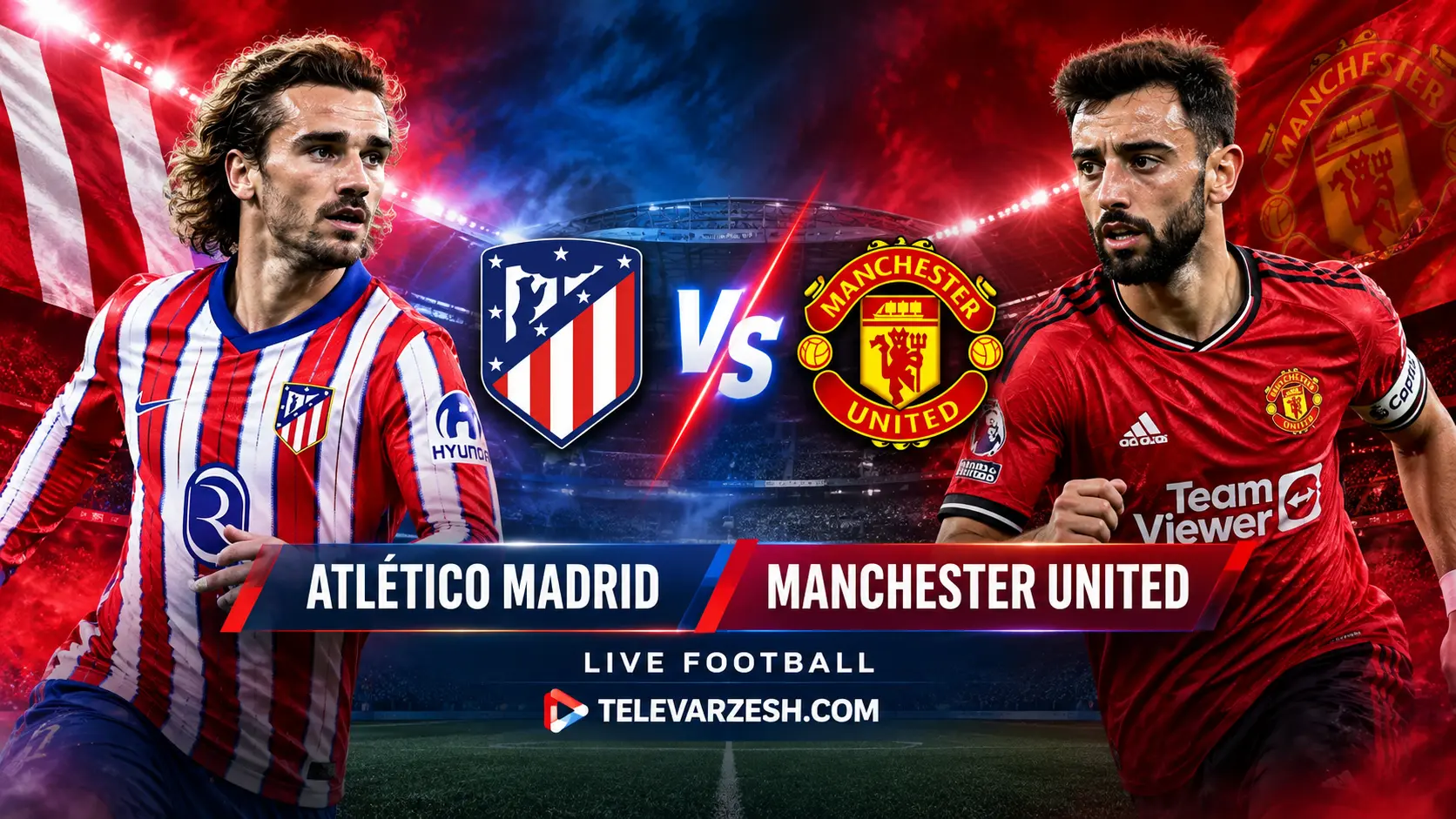 Atlético Madrid vs Manchester United live stream