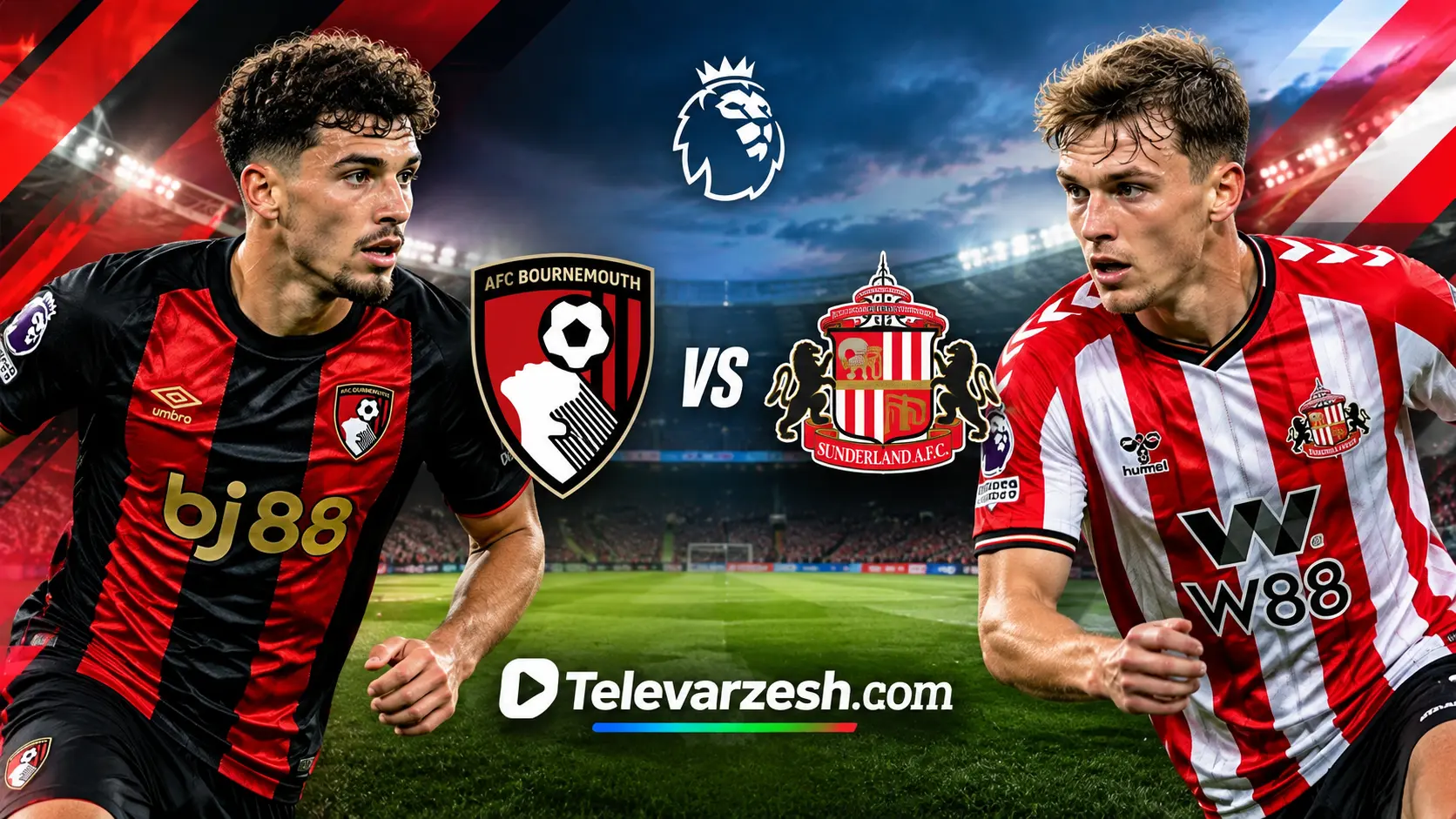 Bournemouth vs Sunderland Live Stream